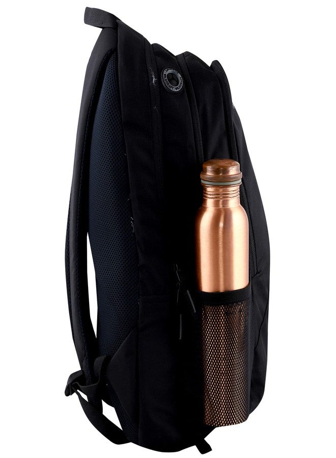 Wildcraft 2 3 Compartment Laptop Backpack with Rain Cover (Black) - Image 3