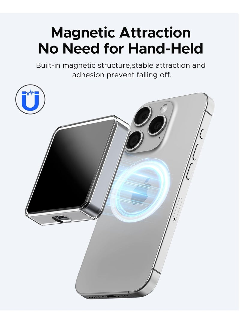 Magnetic M.2 NVMe 2230 SSD Enclosure, Compatible with Magsafe for iPhone 15 Pro Max ProRes, 10Gbps USB C 3.2 Gen2 Type-C to NVMe Reader with Protective Case, Lanyard - AP30 (Black) - Image 4