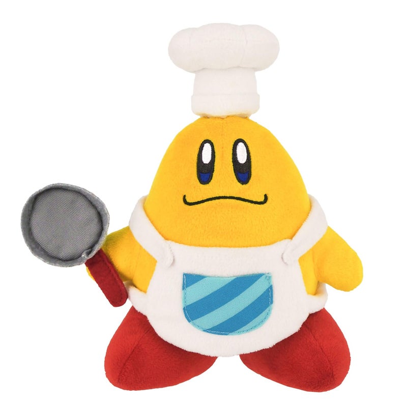 Sanei Kirby Adventure Series All Star Collection 7.5"" Chef Kawasaki Plush - Image 2