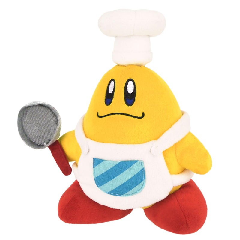 Sanei Kirby Adventure Series All Star Collection 7.5"" Chef Kawasaki Plush - Image 1