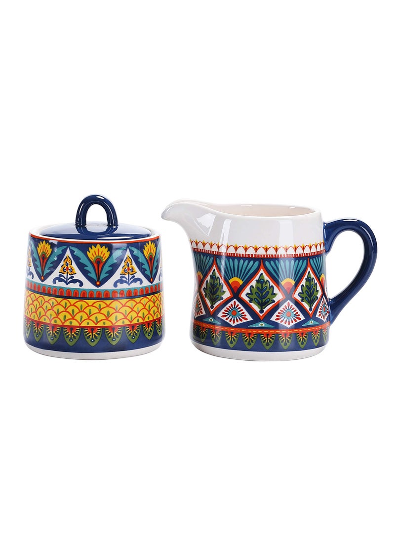 Bico Bico Havana Ceramic Sugar and Cream Set Dishwasher Safe 