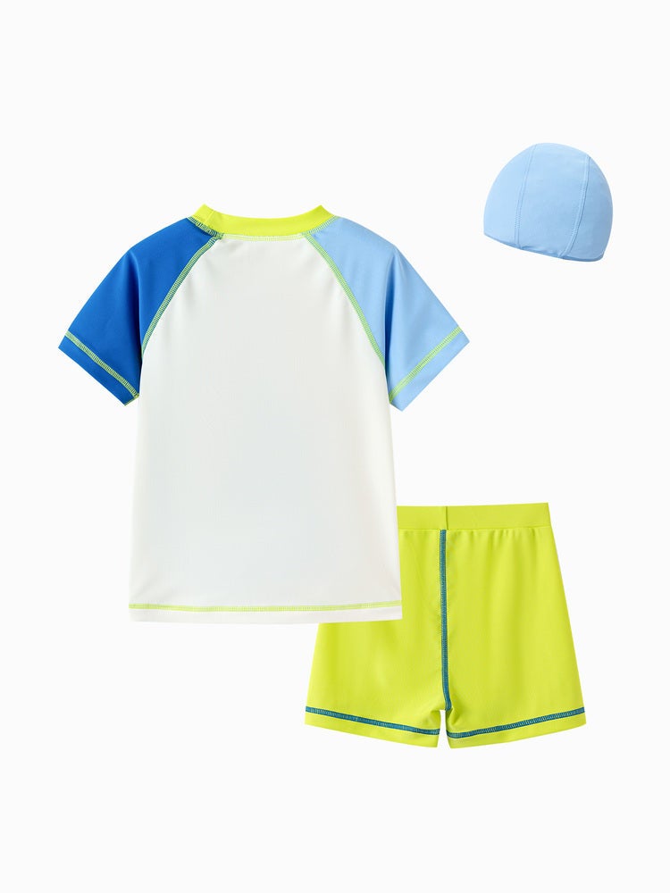 بالابالا طقم بدلة سباحة للمن 3 قطع للأولاد - Image 2