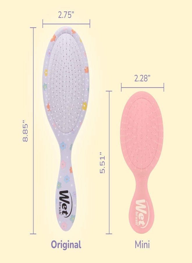 Wet Brush Original Detangling Hair Brush, Daisy (Hello Disney) - Ultra-Soft IntelliFlex Bristles - Detangler Brush Glide Through Tangles With Ease For All - For Women, Men, Wet & Dry Hair - Image 4