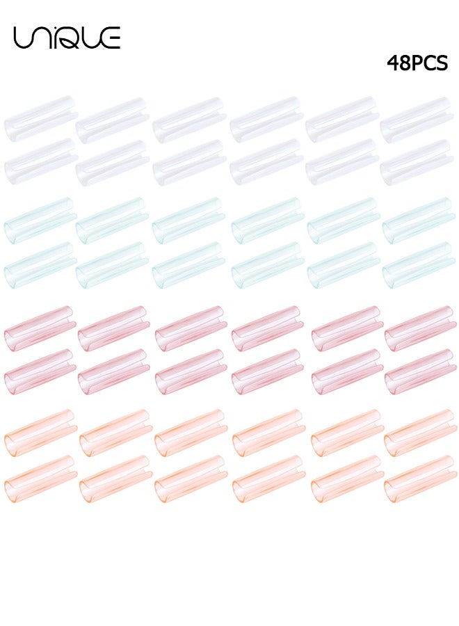 Unique Bed Sheet Gripper Fastener Clip 48 Pcs Non-slip Durable Practical Reusable Lightweight Bed Sheet Clip Keep Sheets Snug for Home Hotel - Image 1