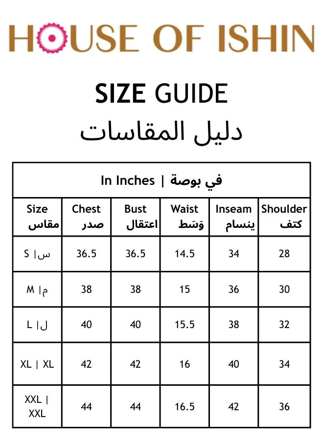ISHIN Straight Fit Embroidered Pattern Round Neck Three-Quarter Sleeves Blue Colour Knitted Cotton Kurta Set for Women with Semi Elastic Closure - Blending Tradition with Modern Style