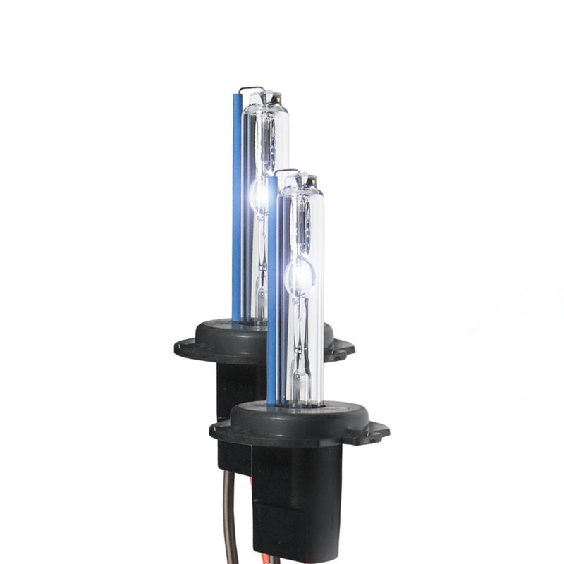 مصابيح استبدال زينون XtremeVision AC HID H7 5000K بيضاء ساطعة 1 زوج قاعدة معدنية