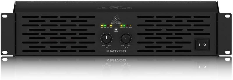Behringer KM1700 Professional 1700W Stereo Power Amplifier - Image 1