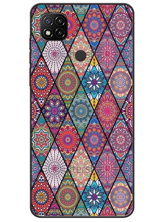 EYE CATCH Protective Case Cover For Xiaomi Redmi 9C Cloth Pattern  - Image 1