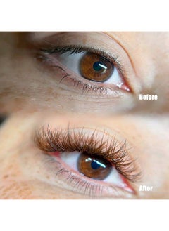 DAODER DAODER Brown Mink Lashes Natural Look Clear Band Cat Eye Strip False Eyelashes Brown Wispy Eyelashes 13mm Short Anime Lashes Reusable Light Eye Lashes Pack 10 Pairs(Brown Cat Eye)  - Image 3
