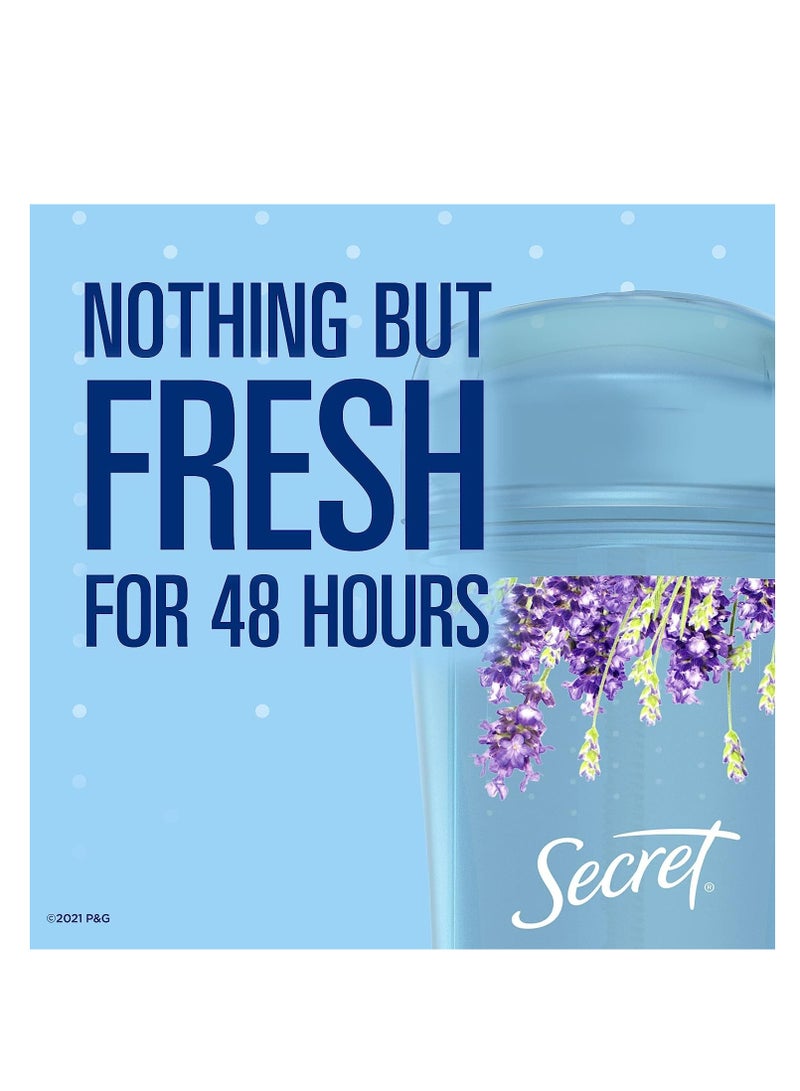 Secret Antiperspirant and Deodorant for Women, Lavender, Invisible Solid, 2.6 oz (Pack of 3) - Image 4