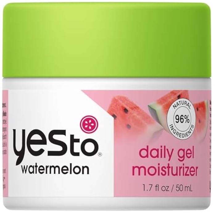 Yes To Watermelon Daily Gel Moisturizer, Skin Texture Improvement & Refreshing, Antioxidants, Sodium Hyaluronate, 1.7 Fl Oz - Image 1