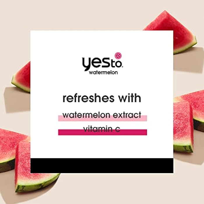 Yes To Watermelon Daily Gel Moisturizer, Skin Texture Improvement & Refreshing, Antioxidants, Sodium Hyaluronate, 1.7 Fl Oz - Image 2