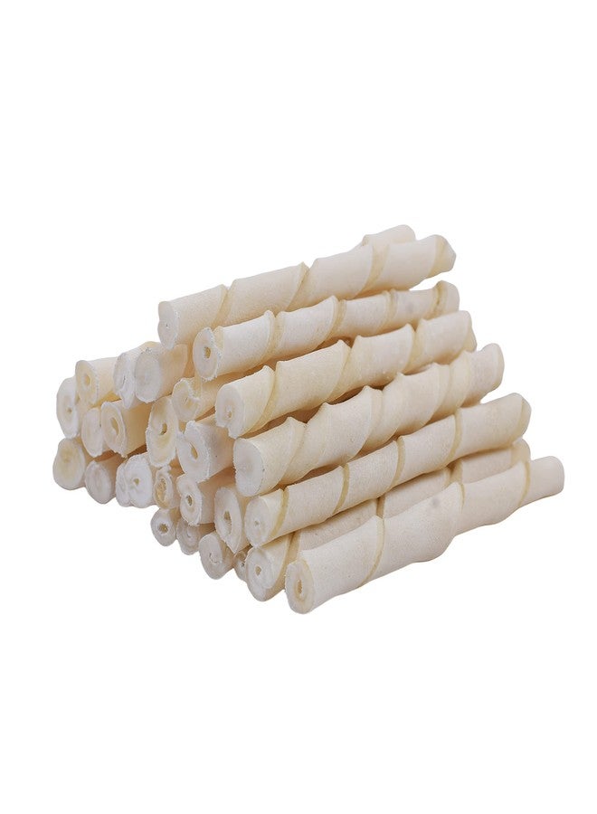 ADB Creations Dog Food Chew Stick Milky Rawhide Calcium Twisted Munchie Treats Nutritional Benefits Strengthen Bones and Teeth for All Breeds Dogs and All Life Stages (250 Gram) - Image 4