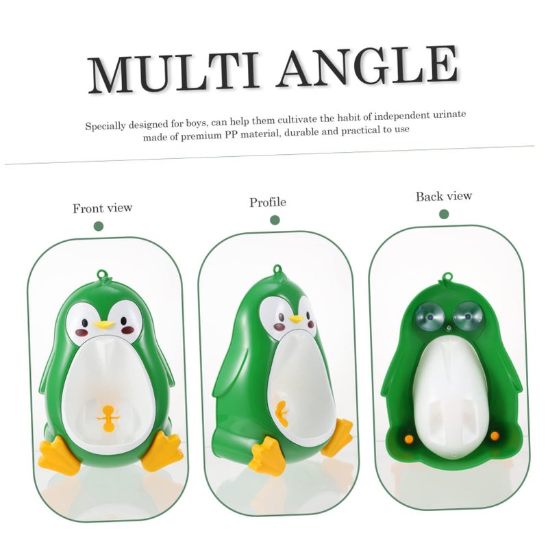 Wall Mounted Baby Urinal Potty Trainer For Boys With Splash Guard Easy Clean Plastic - Image 5
