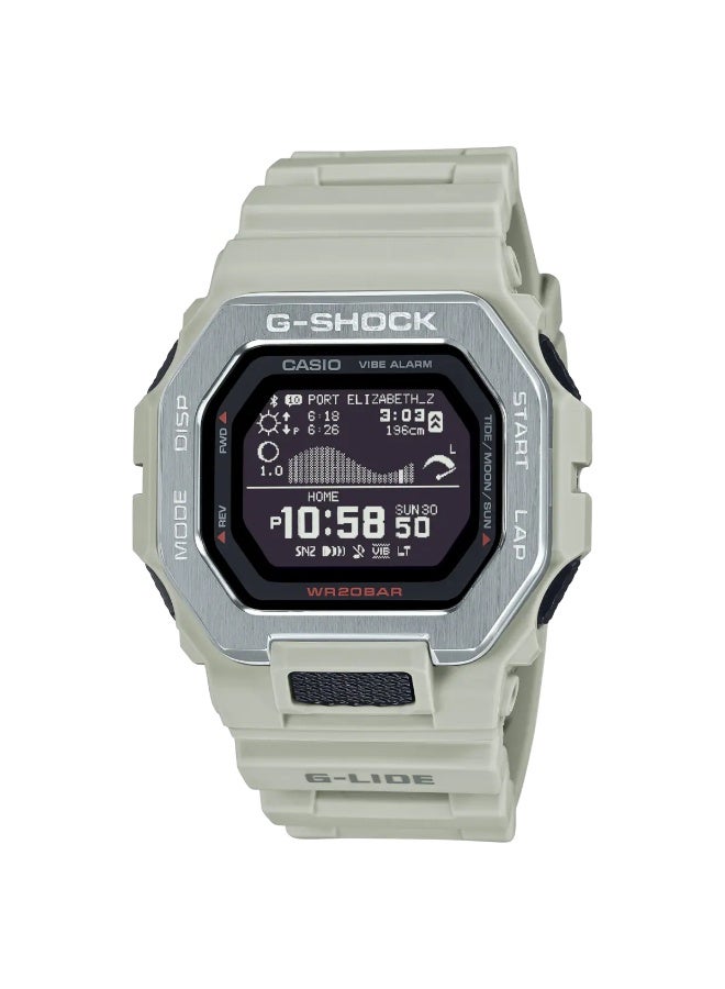 ساعة يد رقمية كاسيو جي-شوك جي-لايد (Casio G-Shock G-LIDE)، رمادية