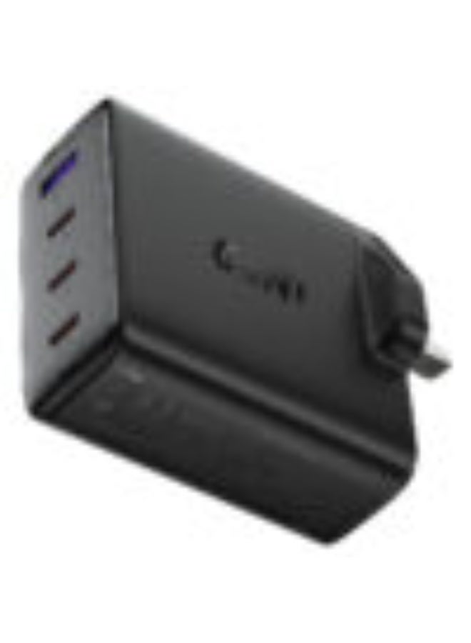 ACEFAST GAN Fast Charge Wall Charger A97 PD100W, Four Ports, 3 USB-C & 1 USB-A, Total Output 100W, UK Plug, Flame-Retardant PC, Suitable For phones, tablets, game consoles, laptops, etc - Image 3