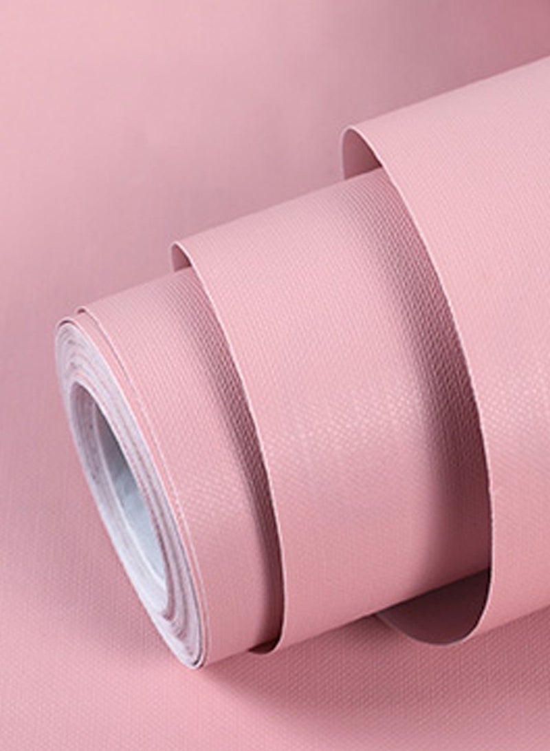 NOAEOU Peel and Stick Wallpaper, 40CM x 10M Sticky Wallpaper Waterpoof Self Adhesive Decorative Contact Paper Vinyl Roll for Wall Kitchen Wallpaper for Bedroom (Pink) - Image 2
