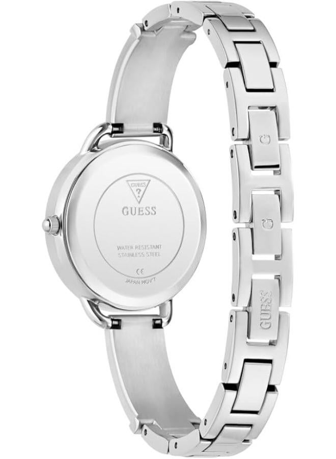 GUESS TRI BELLINI Recycled Steel 30 mm Analog Watch - Image 3