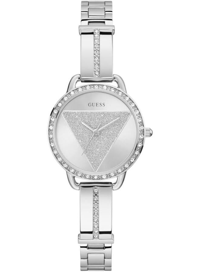 GUESS TRI BELLINI Recycled Steel 30 mm Analog Watch - Image 1
