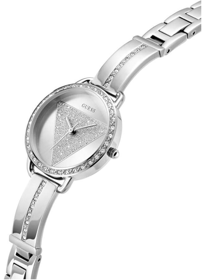 GUESS TRI BELLINI Recycled Steel 30 mm Analog Watch - Image 5