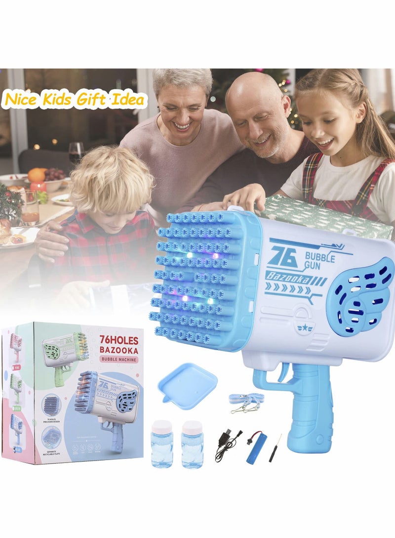 KASTWAVE Bubble Machine 76 Holes Handheld - Image 1