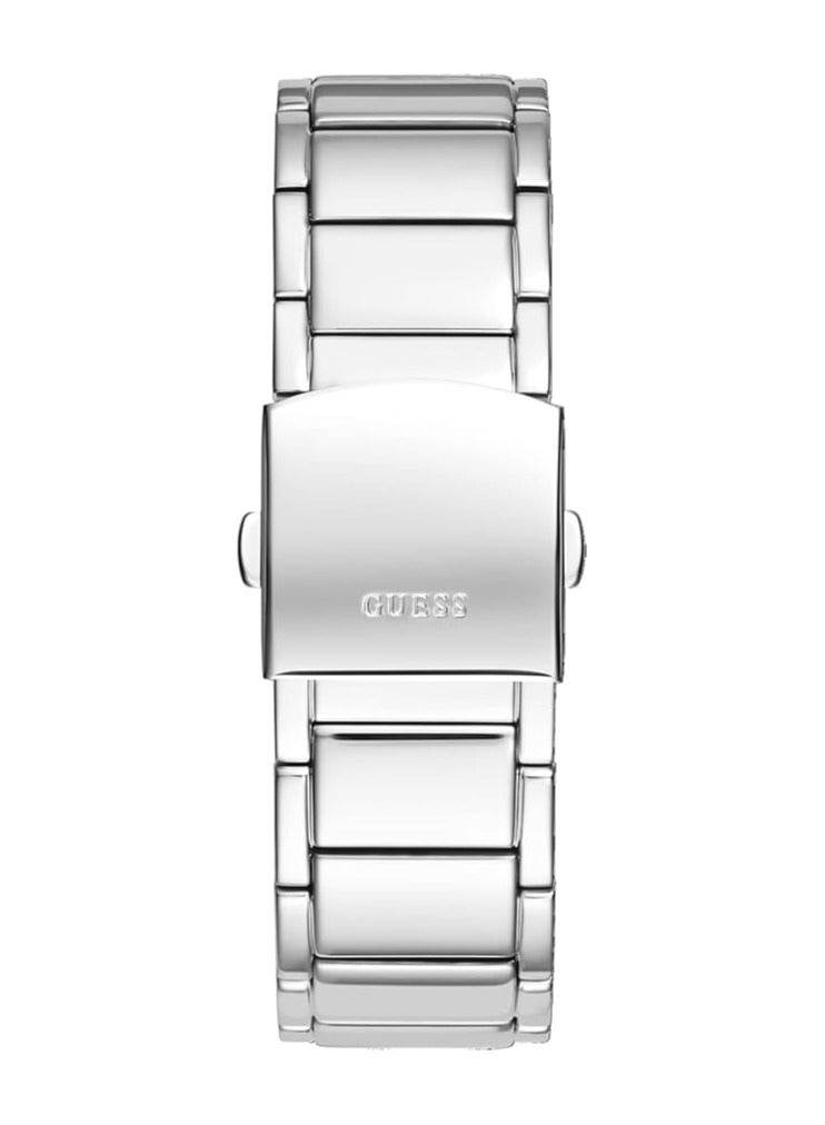 Guess GW0387G1 Stainless Steel Classic Watch-Silver/Black - Image 4