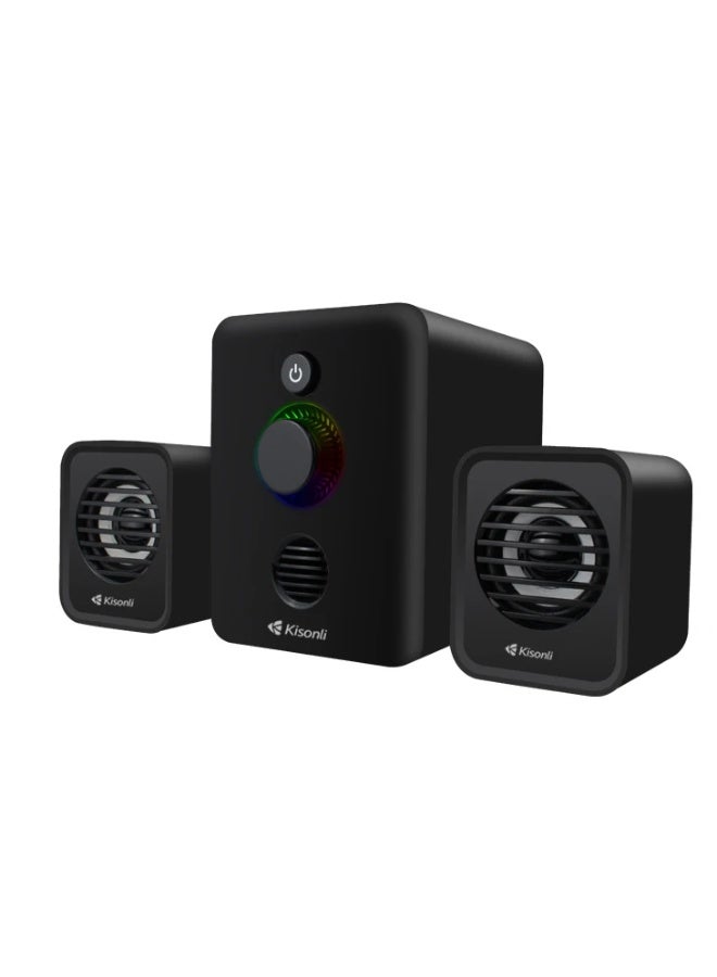 كيسونلي مكبر صوت Kisonli U-3000 USB 2.1 – جودة صوت قوية ومتوازنة - Image 2