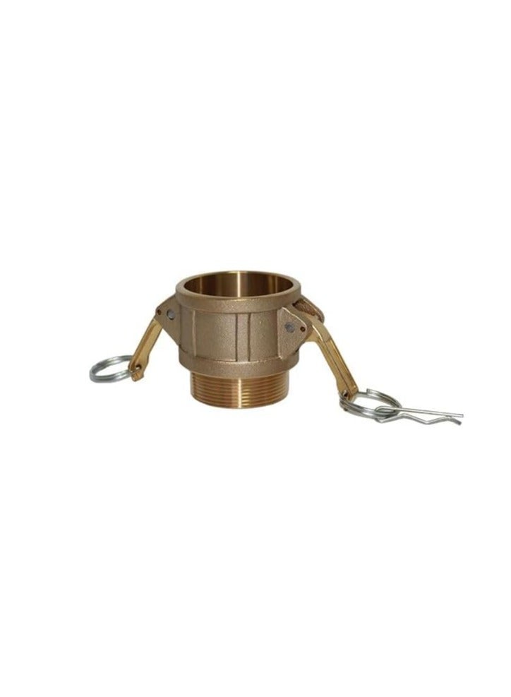 اقتران Camlock نحاسي الجزء D (BSPT) (3 بوصات) - Image 1