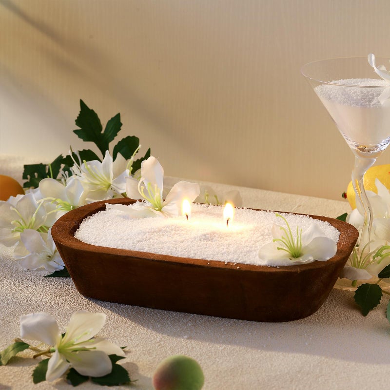Conelist 1lb Jasmine Scented Pearled Candle Sand Wax Set Customized Powder Making Candles Refill Kit Palm Wax All Natural Non Toxic with 10 Wicks for Graduation Thank You Teacher Gifts DIY Making - Image 1