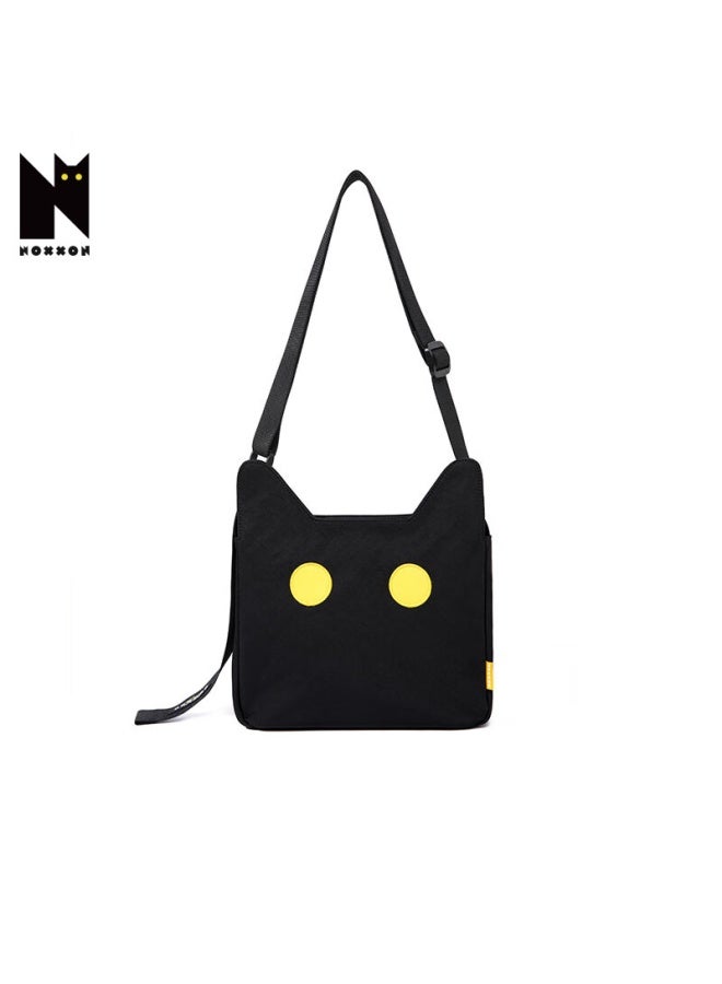 Noxxon Single Shoulder Crossbody Bag Women Casual Fashion Sweet Cool Korean Cute Tote Bag Travel Bag Obsidian Black Medium Bag - Image 1