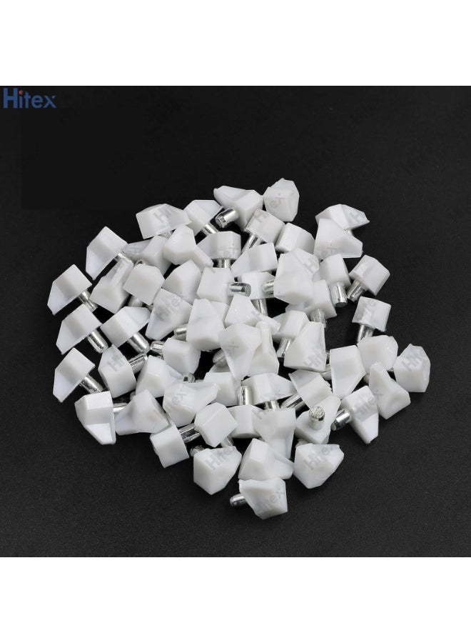 Hitex Shelf Pegs 5mm – Plastic with Stainless Steel Shelf Support Pins | Cabinet Shelf Clips & Holder Pins for Bookcase, Cupboards, Kitchen Cabinets, Furniture Shelves - Image 4