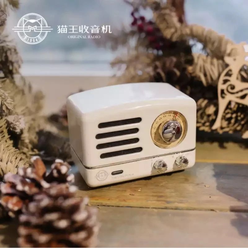 Muzen The Little Prince OTR Bluetooth Wireless Speaker, FM Radio, Metal Music Player, White - Image 2