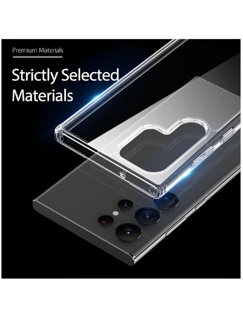 Olliwon Protective Crystal Clear Camera Protection Back Case Cover For Samsung Galaxy S23 Ultra - Image 4