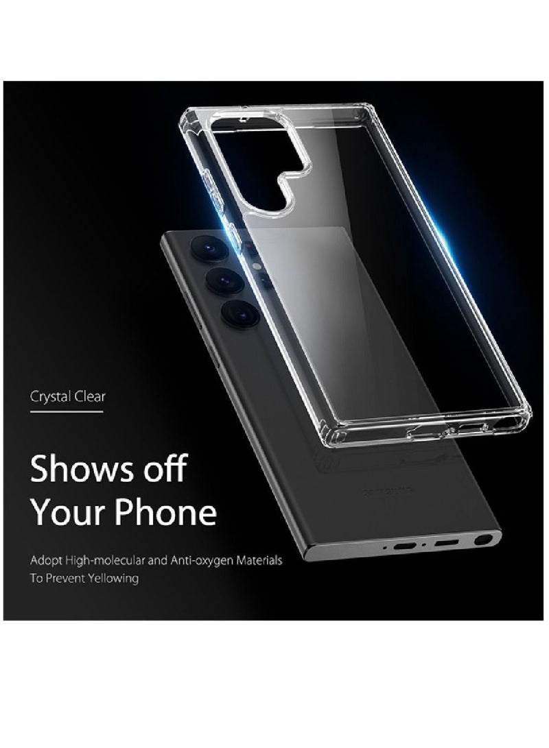 Olliwon Protective Crystal Clear Camera Protection Back Case Cover For Samsung Galaxy S23 Ultra - Image 2