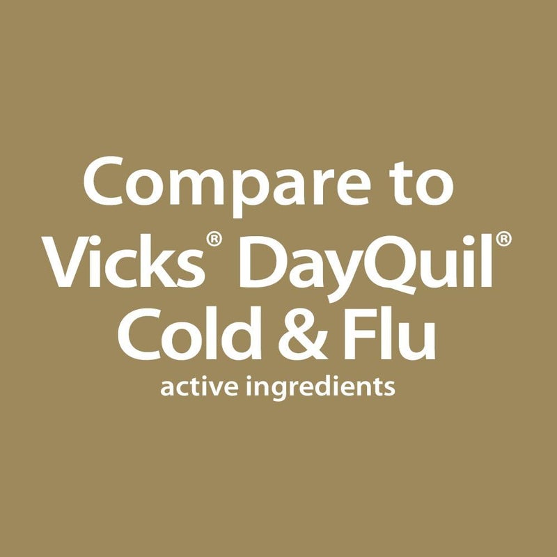 GoodSense Daytime Cold  Flu MultiSymptom Relief NonDrowsy Effective Relief for Fever Sore Throat Cough Nasal Congestion 12 Fl Oz - Image 2