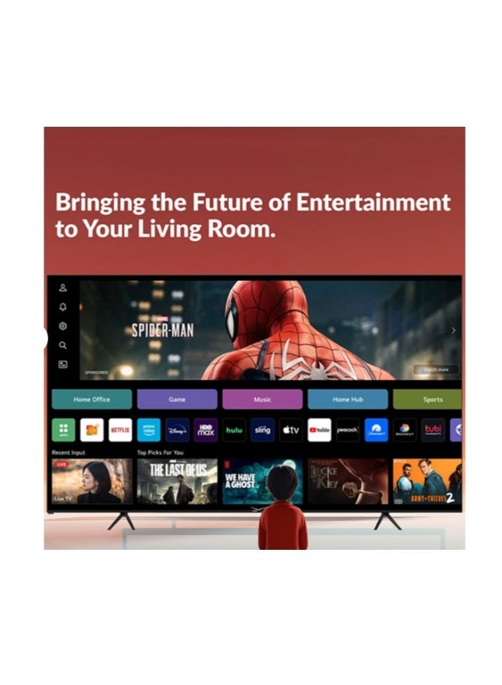 ARRQW ARRQW 85 inch Smart TV WebOS System 4K UHD Frameless, Netflix, Youtube, Shahid, Prime Video, Apple TV, RO-85LPW  - Image 2