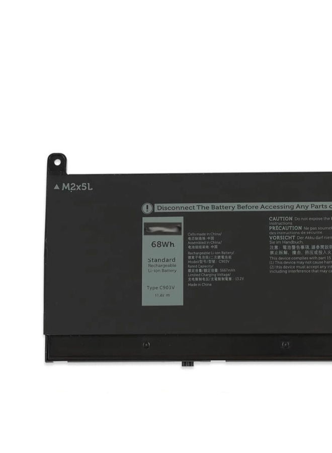 لاب-تك بطارية بديلة لأجهزة Dell Precision 7550 و7560 و7750 و7760 - متوافقة مع 0CR72X و068N0 و3P93F - ليثيوم أيون عالية السعة - ضمان لمدة 6 أشهر من Lap Tech - Image 3