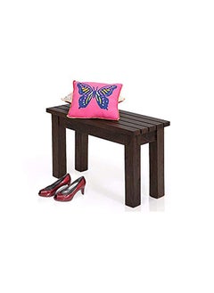 ANUBHAV HANDICRAFTS ANUBHAV HANDICRAFTS Solid Sheesham Wood Bench for Living Room 2 Seater Bench Wooden Bench Bench for Dining Table Bench Outdoor Bench Garden Bench Brown Finish Walnut Finish 2 Seater 