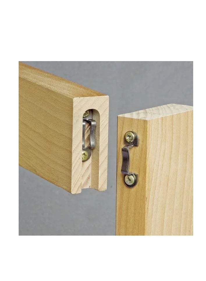 ABBASALI ABBASALI Furniture Connection Fittings 4-in-1 Kit - Fixing Screw with Locking Cam Fitting, Dowel Screws, Pre-Inserted Nut & Screw Caps for Furniture, Cabinet,Wardrobe etc (25 SET))  - Image 2