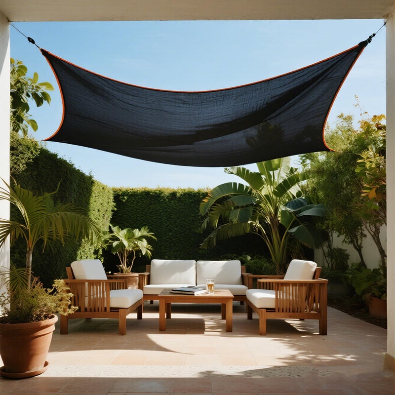 winemana 90% Shade Cloth, Dog Kennel Shade Cover, 20 x 20 FT Sturdy Durable Sunblock Shade Mesh Tarp with Grommets for Patio Plants Greenhouse Chicken Coop Porch - Image 5