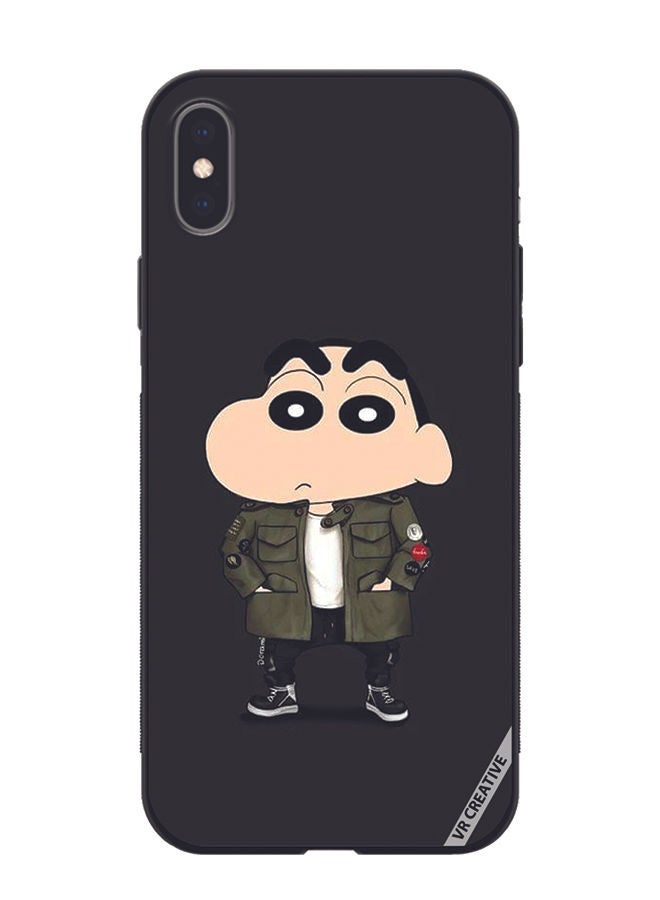 VR CREATIVE Protective Case Cover For Apple iPhone XS Max Shinchan Design Multicolour - Image 1