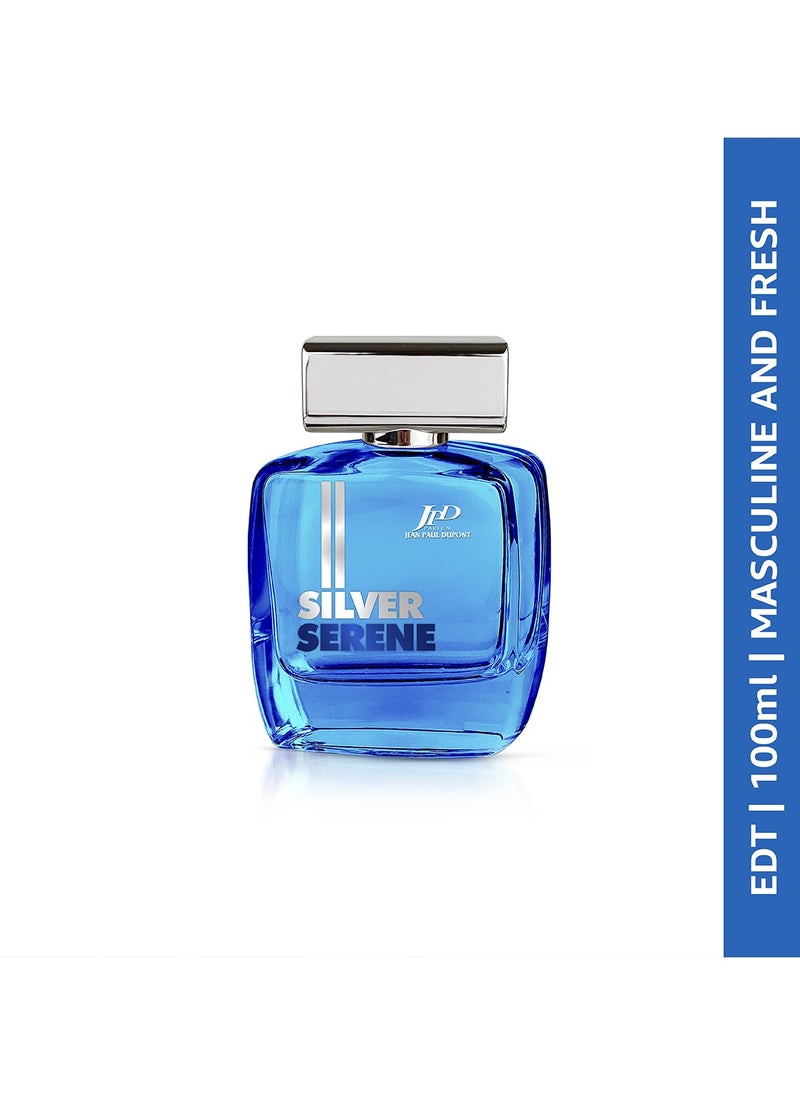 Jean Paul Dupont Silver Serene Eau de Toilette For Men 100ml  - Image 5