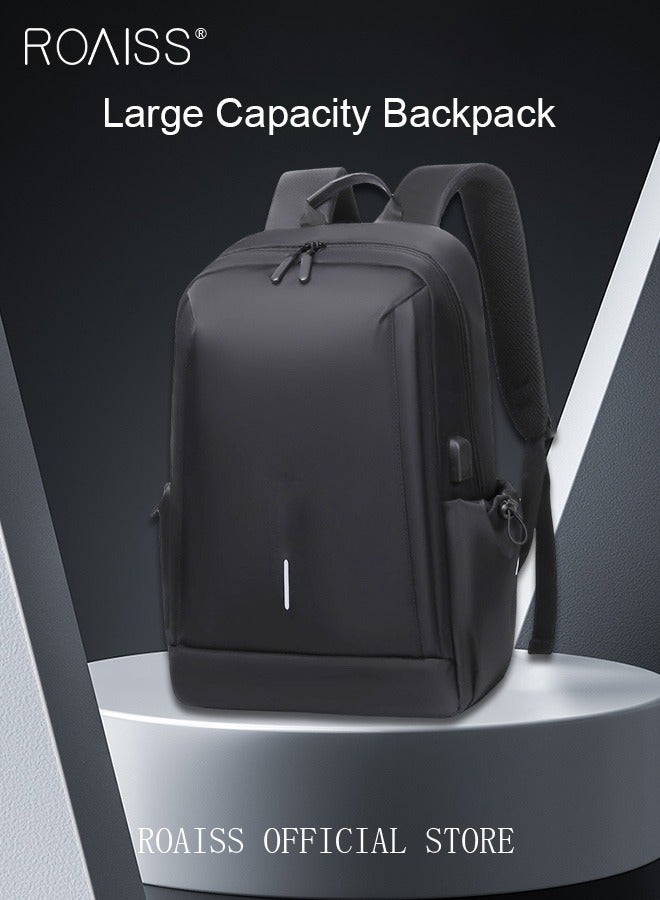 roaiss Large Capacity Outdoor Travel Laptop Backpack for Men Casual Double Shoulder Backpack New Fashion Men's Multifunctional Waterproof Daypack Large Capacity Outdoor Travel Laptop  - Image 4