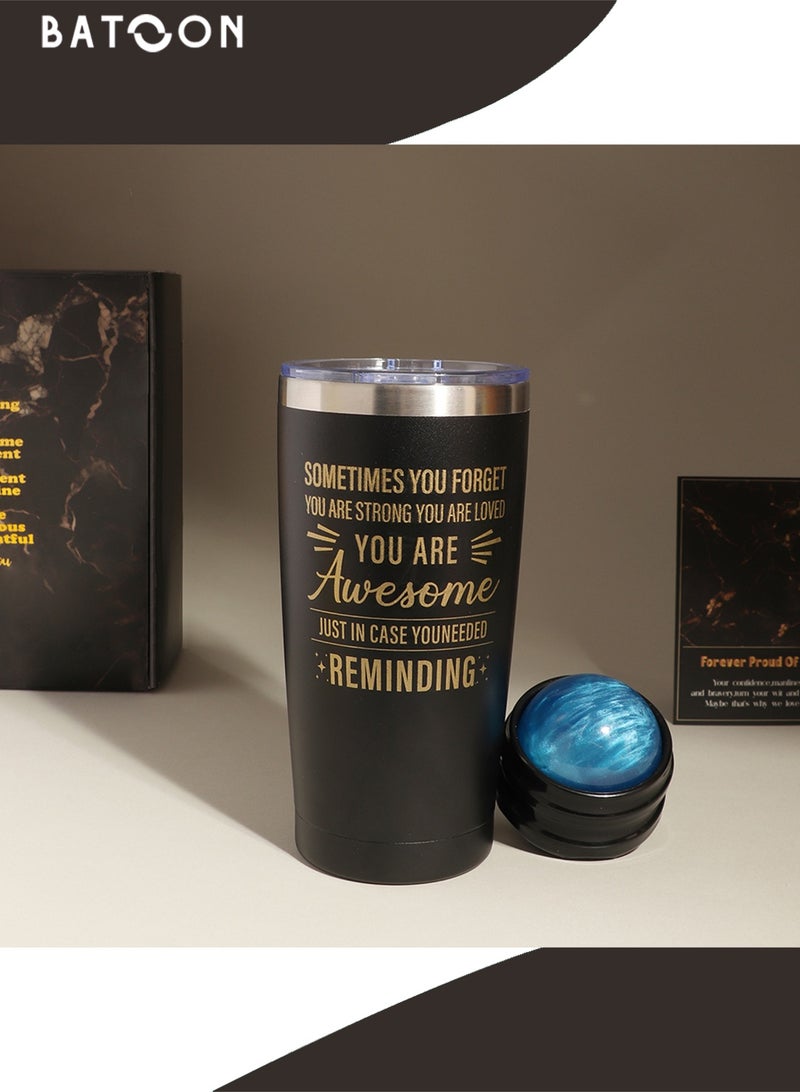 Batoon Men's Gift Basket - Men's Birthday Gift Box Set Contains 12 Items Inspirational Gifts Gifts for Men Men's Aromatherapy Bath Relaxation Set Friendship Gifts Men's Gifts for All Holidays - Image 3