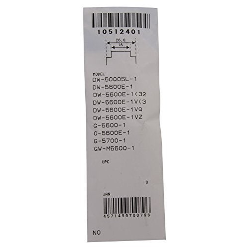 Casio 10512401 Replacement Band Resin - Image 3