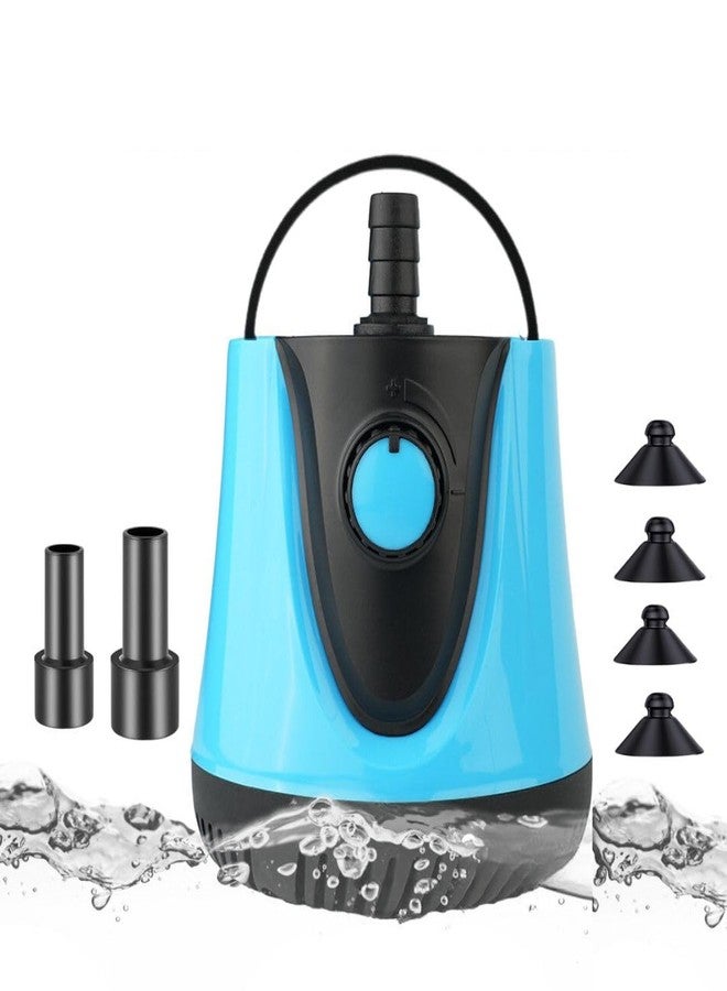 VAYINATO® Aquarium Submersible Bottom Suction Water Pump With Adjustable Water Flow and Free 2-Nozzles, Perfect for, Pond, Hydroponics and Water Fountains (D2201 | 5W | 680L/Hr | 0.6M) - Image 1