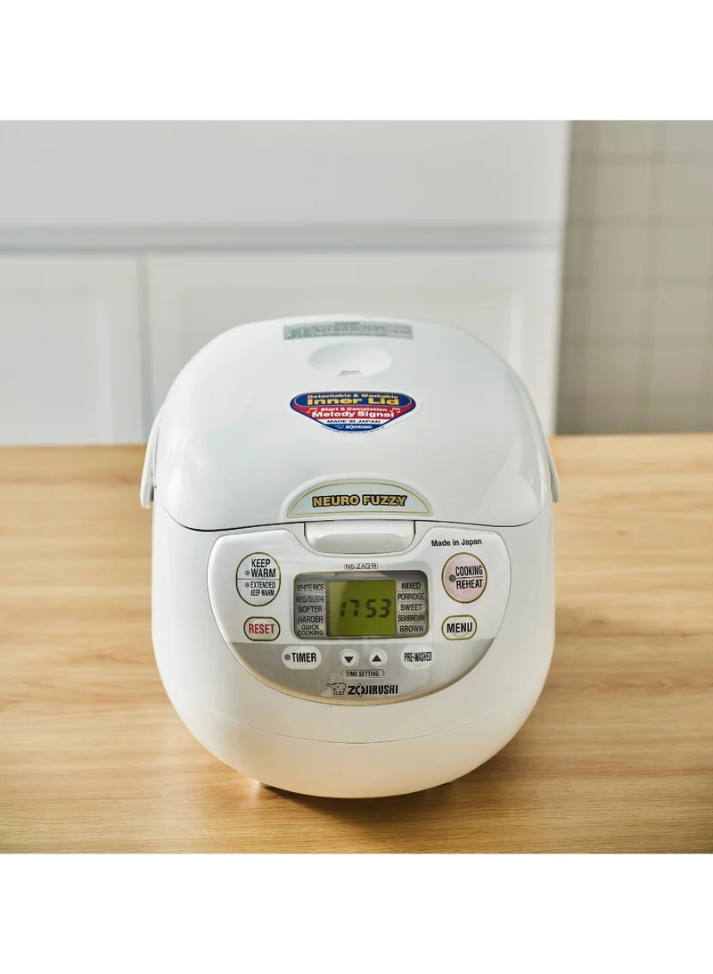 Zojirushi Zojirushi NS-ZAQ18 Micom Rice Cooker – Multi-Menu, Non-Stick Inner Pan, Automatic Keep Warm, Japanese Quality