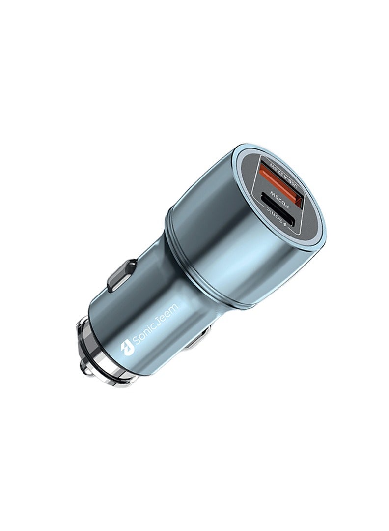 sonic jeem super steel car charger fast charging (SJ201A) - Image 1