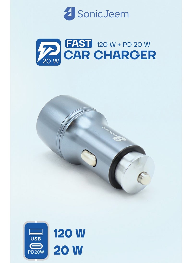 sonic jeem super steel car charger fast charging (SJ201A) - Image 4