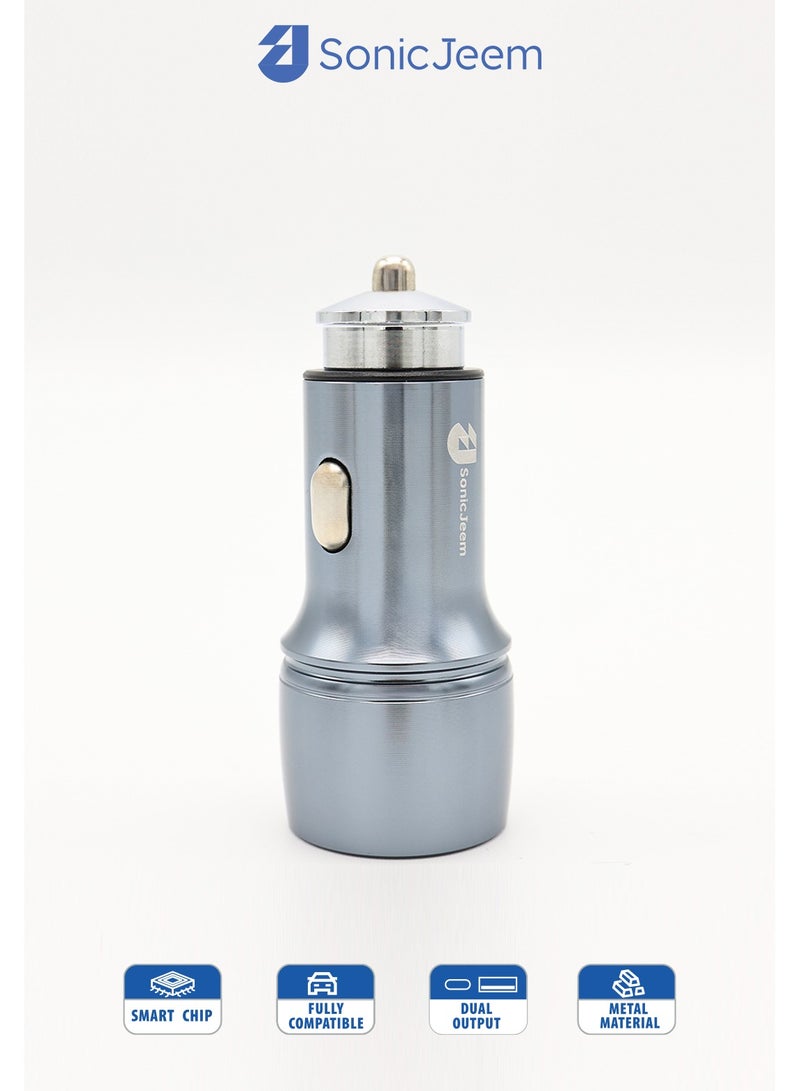 sonic jeem super steel car charger fast charging (SJ201A) - Image 5
